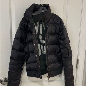 Juicy Couture y2k metallic gray Puffer Jacket